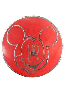Disney Mickey Mouse Trading Pin Circle Lapel Pin Brooch Badge Accessories Pin